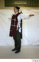  Photos Medieval Red Vest on white shirt 1 Medieval Clothing red vest t poses whole body 0002.jpg